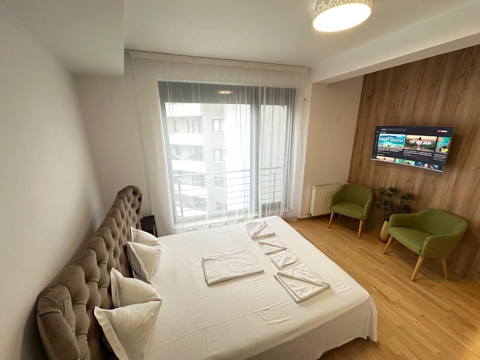 Centru Unirii Luxury Vip Palmier Apartament 2 Camere Cu Terasa Exterioara Amenajata ! Parcare Subterana Privata Climatizata Si Supravegheata Video Dar Doar Cu Rezervare In Limita Locurilor Disponibile !Proprietate In Regim Hoteliep - Nu Are Bucatarie Бухарест Экстерьер фото